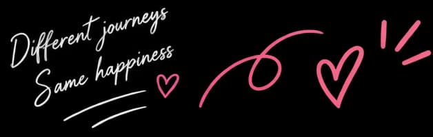 Different journeys Same happiness