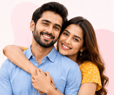 Happy couple guided by shared values